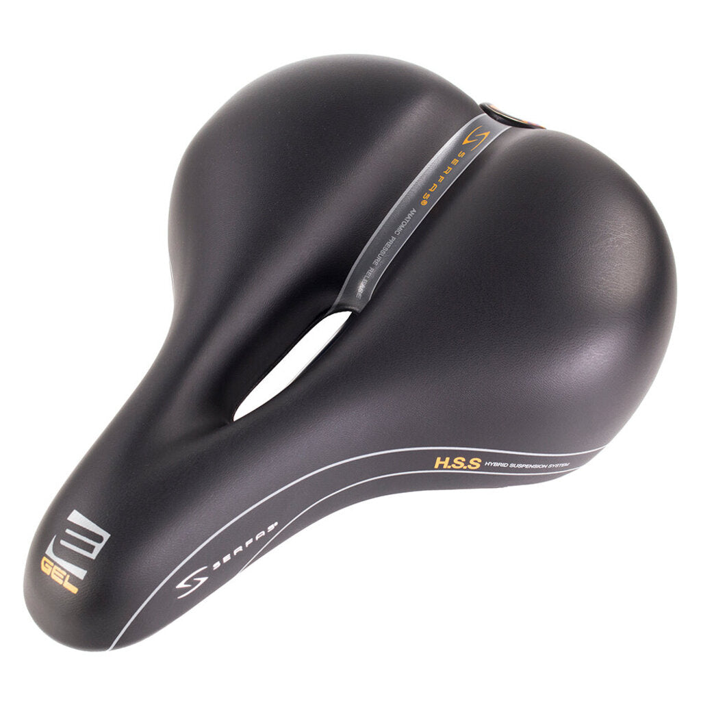 Serfas dual density men's bicycle saddle hot sale with cutout