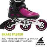 6 Rollerblade Macroblade 3WD 100 Women's