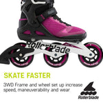 8 Rollerblade Macroblade 3WD 100 Women's