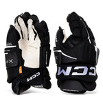 13" CCM Tacks XF Pro Hockey Gloves - Black