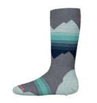 Smartwool Kid's Ski Light Cushion OTC Socks - Gray - Small