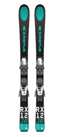 Kastle RX12 JR 2025 Junior Skis w/ K7.5 JRS GW Bindings - 150cm