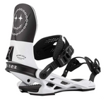 Arbor Hemlock 2025 Snowboard Bindings Boss Dog - White/Black - Medium