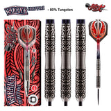 Shot Darts - Warrior Hautoa 80% Tungsten Steel Tip Darts - 24gm