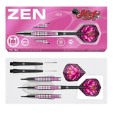 Shot Darts - Zen Juji Steel Tip Dart Set - 80% Tungsten - 24gm