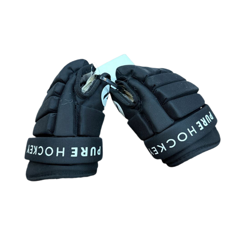 8" Pure Hockey Gloves - Black