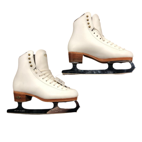 5.5 B/C Riedell Model 355 Figure Skates - White