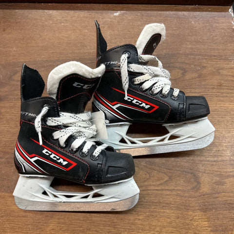 10Y CCM Jetspeed FT340 Youth Hockey Skates