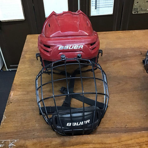 Bauer Denver Pioneers Helmet - XS - Oreo Cage