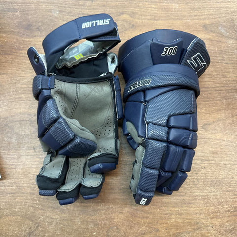 13" STX Stallion 300 Lacrosse Gloves - Navy