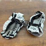 12" Warrior VaporTek Lacrosse Gloves - Black/White