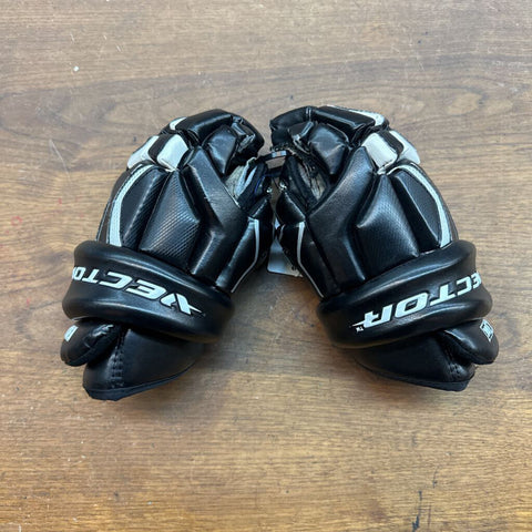 11" CCM Vector 5.0 Hockey Gloves - Black/White