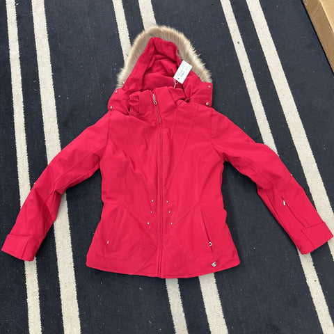 6W - Nils Ski Jacket w/ Fur - Red