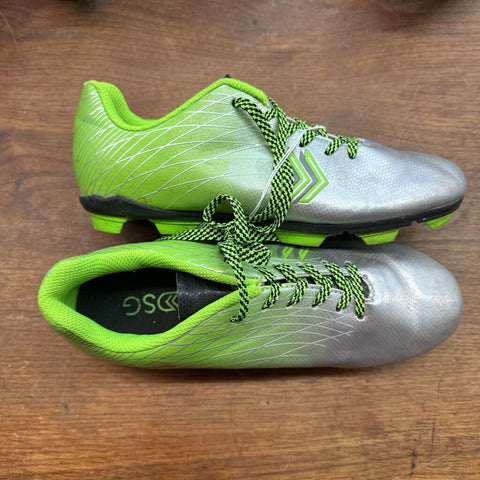 4 - DSG Soccer Cleats - Silver/Green