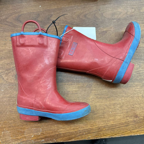 11Y LL Bean Boots - Red/Blue