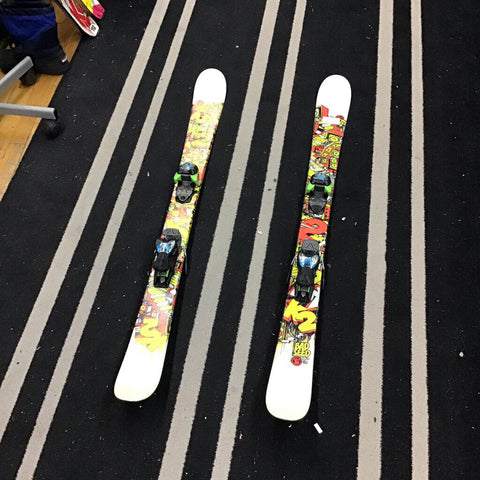 129cm K2 Bad Seed Skis w/ Marker 7 Bindings