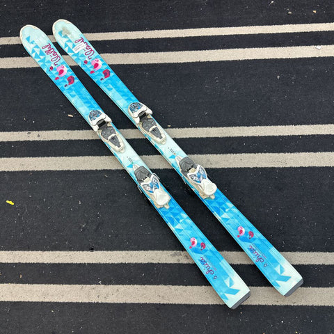 140cm Volkl Chica Skis w/ Marker 4.5 Demo Bindings