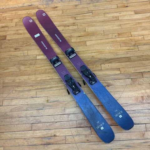 156cm Blizzard Sheeva 10 Skis w/ Tyrolia Attack 11 Bindings