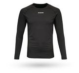 CCM Men's TLS3BA Compression LS Top - Large